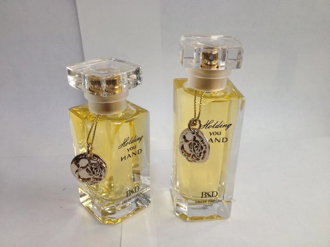 High End Square Refillable Travel Size Perfume Bottle Spray 50ml With