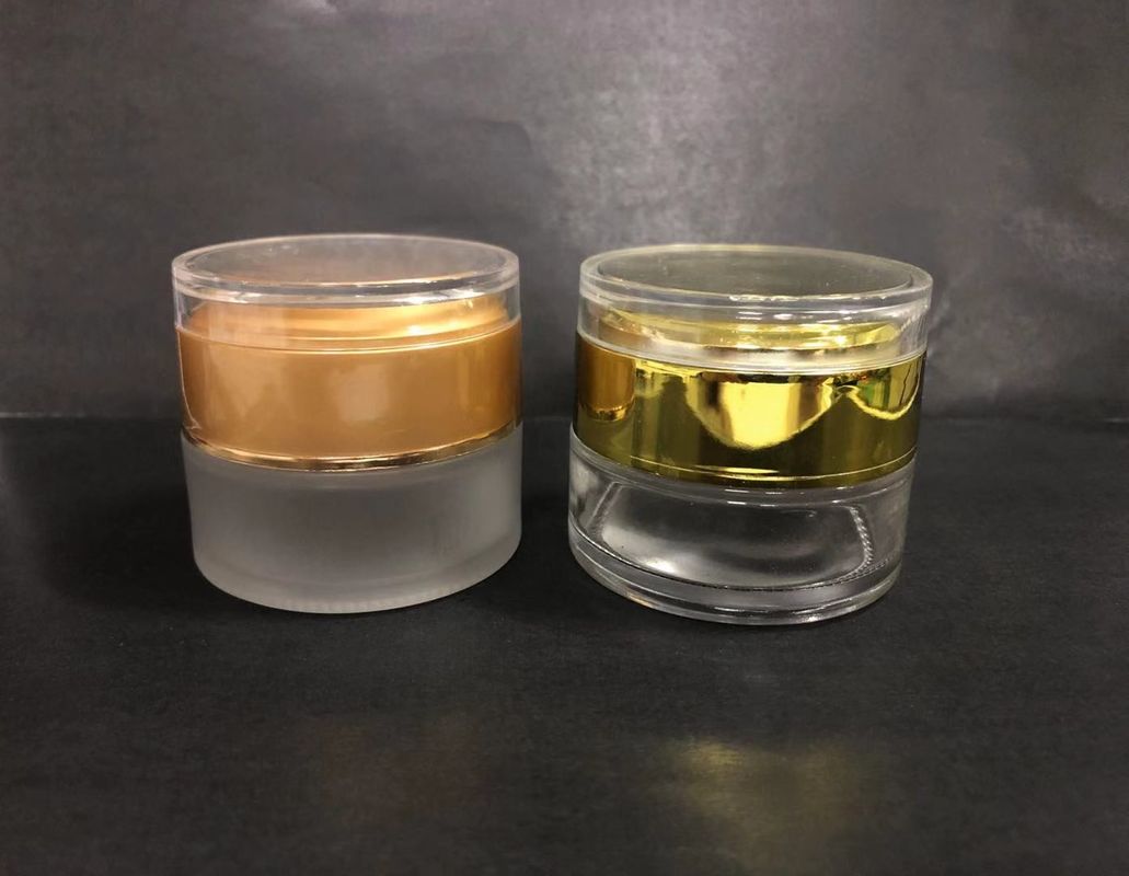Reusable Glass Cosmetic Jar Face Cream Jars, Skincare Containers Cream Bottles Various Cplor
