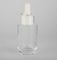 60ml Glass Cosmetic Dropper Bottles / Essential Oils Bottles Skincare Packaging OEM