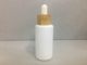 30ml Glass Dropper Bottles hot sell  / Glass With Bamboo Collar Essential Oil Bottles OEM