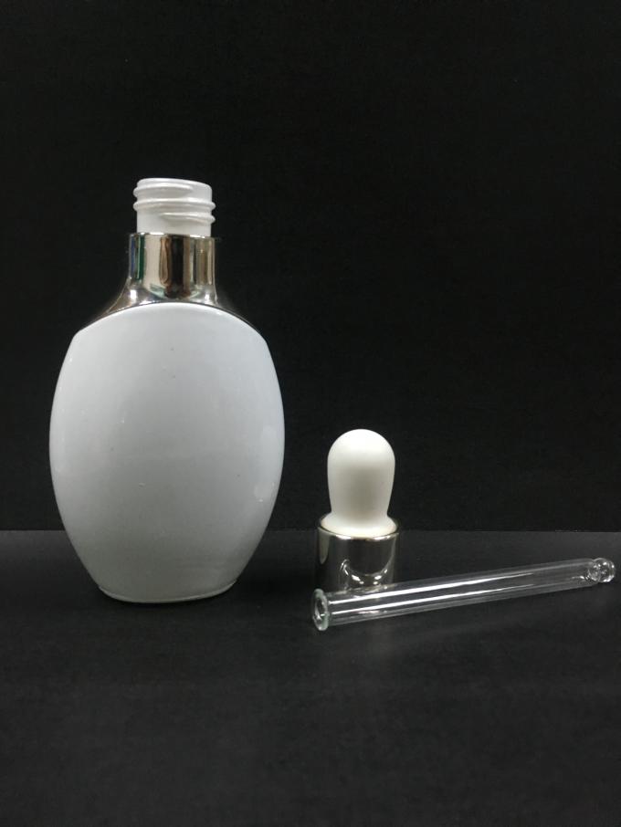 Oval Glass Essential Oil Bottles Dropper Bottles Skincare Packaging