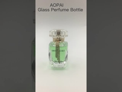 luxury glass perfume bottle