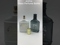 100ml transparent glass perfume bottle