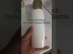 2023 new design elegant shape glass cosmetic packaging