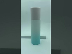 Cosmetic Packaging Skincare Light Blue Gradient Toner Glass Bottle With Screw Cap