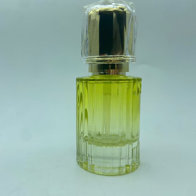 Yellow Premium Glass Lotion Bottle 40ml with Gold Pump Bottle Cosmetic Bottle OEM
