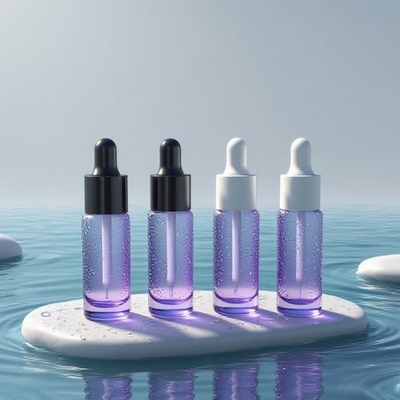 Eco-Friendly 10ml Round Eye Cream Dropper Bottle - Sample Essence Oil Bottle for Eye Care with Custom Logo