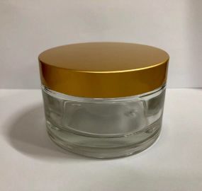 200g Glass Face Mask Cream Jars Cream Botttle Skincare Packaging , big capacity OEM