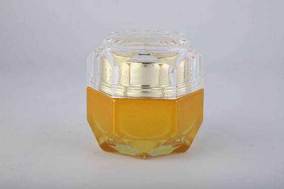 SGS 30g 50g Skincare Packaging Cream Jar with Plastic Cap Customized Logo and Color