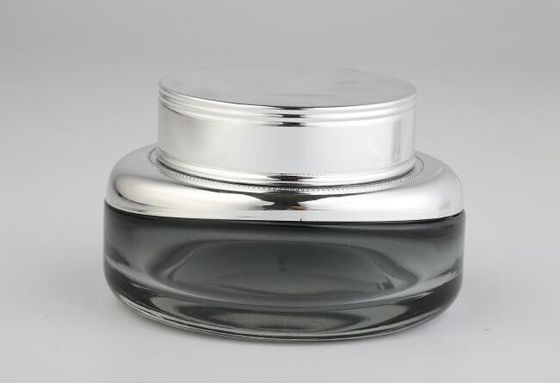 Electroplate 30g 50g Environmental Protection Cosmetic Jars Cream Bottles OEM