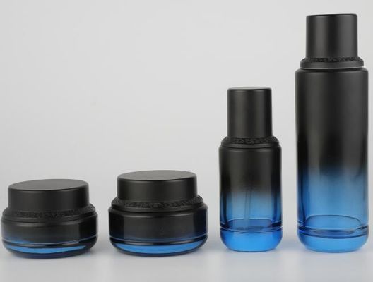 120ML Glass Cosmetic Bottles Lotion Bottle Cream Jar Skin Care Packaging OEM
