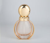 Luxury Unique design Glass Foundation bottle Gold Frame pump and cover 40ml