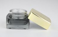 20g 50g Square Cosmetic Jars with Plastic Cap Oem Silkscreen Printing and Painting