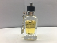 Recyclable Silver 50ml Luxury Perfume Bottles With Metal Decoration