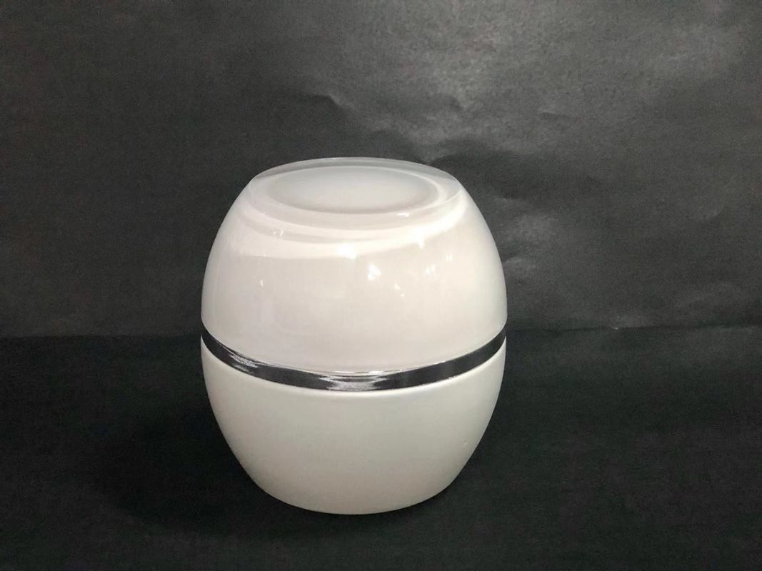 Reusable White Cream Jars / Safe Empty Skin Care Containers / Cream Bottle Cosmetic Packaging