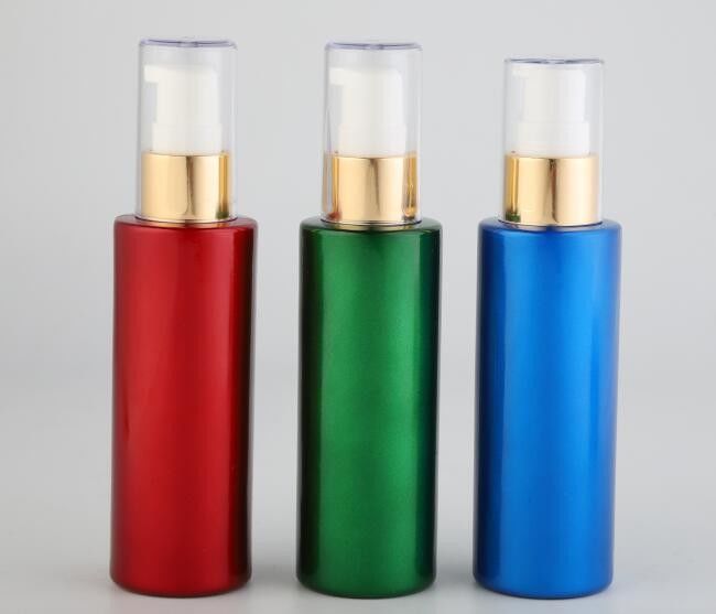 60ML Glass Lotion Bottles With Pump and Plastic Cap OEM Color and Logo