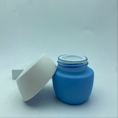 Cosmetic Packaging 30G Gel Cream Jar with White Plastic Cap Packaging Bottle Cream Bottle