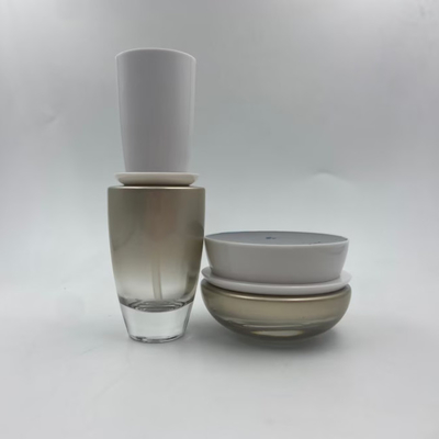 Lotion Bottle Cosmetic Bottle with Pump and Cap Cream Jar Cosmetic Packaging OEM