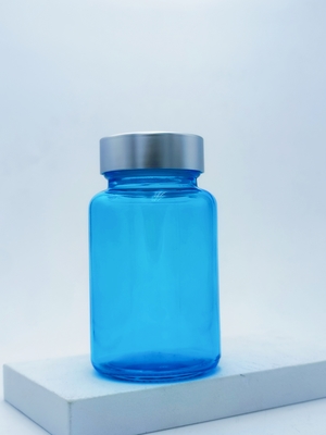 100ml Glass Capsule Bottle Hair Supplement Bottle Round Capsule Glass For Eye Serum And Facial Serum OEM