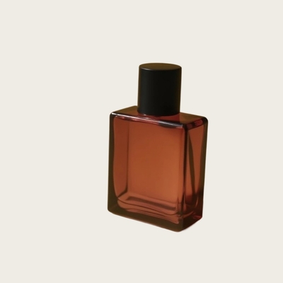 25ml Perfume Glass Bottle Flat Rectangle OEM Private Label Cosmetic Package Bottle Manufacturer
