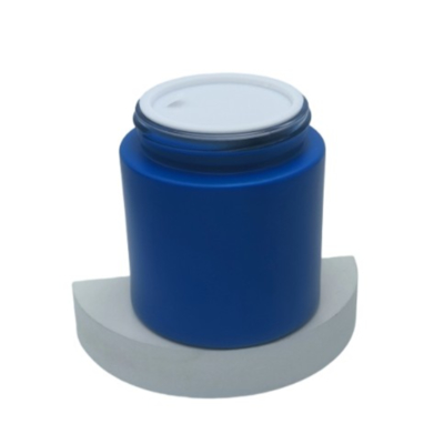 2025 New Arrival 100g Round Glass Cosmetic Jar with Plastic Lid for Skincare Cream, Mask, Eye & Face Cream - OEM Service Available