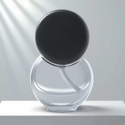 Customizable 30ml Round Foundation Glass Bottle with Thick Bottom, Makeup Primer and Serum Bottle for Cosmetic Products