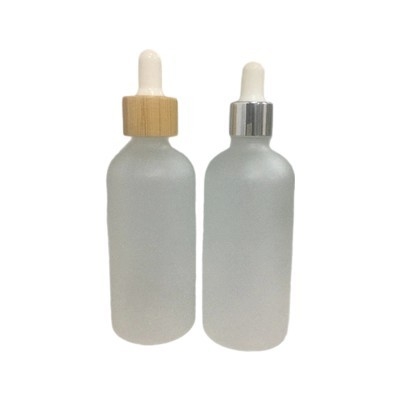 100ml 120ml Frosted Glass Dropper Bottle Screw Cap MSDS For Essential Oil