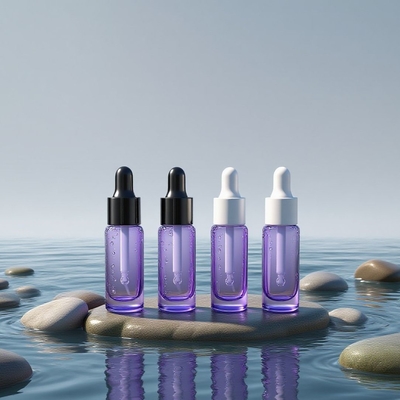 Eco-Friendly 10ml Round Eye Cream Dropper Bottle - Sample Essence Oil Bottle for Eye Care with Custom Logo