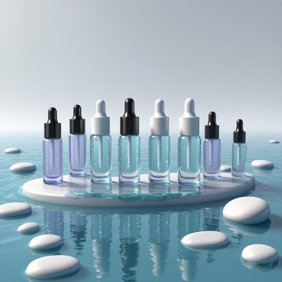 Eco-Friendly 10ml Round Eye Cream Dropper Bottle - Sample Essence Oil Bottle for Eye Care with Custom Logo