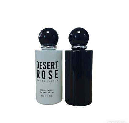 The Factory-direct Minimalist Style Straight Cylindrical 50ml Perfume Bottle with Round Ball Cap