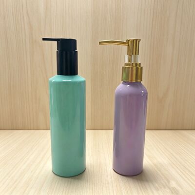 50ml and 100ml Aluminum Personal Care Cleansing Oil Pump Bottle for Personal Care Use