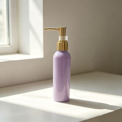50ml and 100ml Aluminum Personal Care Cleansing Oil Pump Bottle for Personal Care Use