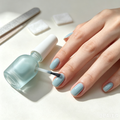 Matte Glass Nail Polish Solution Bottles with Screw Cap Logo Printing 5ml Prop Clearing Brush Packaging