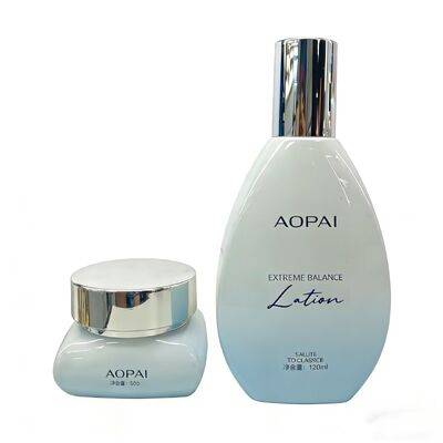 Custom 50g Jar for Cream 30ml 120ml Glass Bottle for Serum or Lotion OEM Manufacturer Hot Sale
