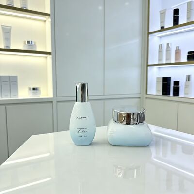 Custom 50g Jar for Cream 30ml 120ml Glass Bottle for Serum or Lotion OEM Manufacturer Hot Sale