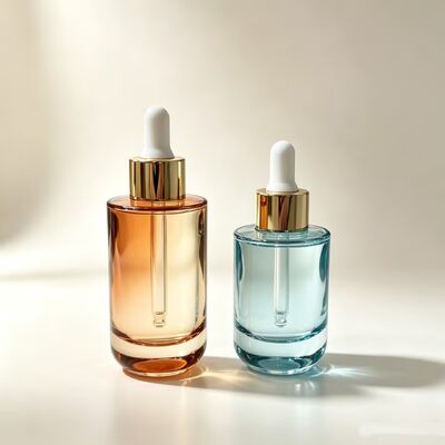 Glass Dropper Bottle Foundation Liquid Makeup Container 30ml 50ml Cosmetic Skincare Serum Essential Oil Dispensing Bottle