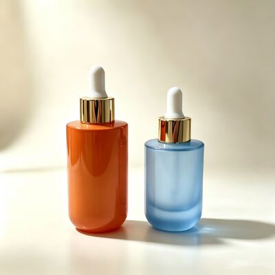 Glass Dropper Bottle Foundation Liquid Makeup Container 30ml 50ml Cosmetic Skincare Serum Essential Oil Dispensing Bottle