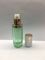 30ml Glass Lotion Bottle with pump Translucent green Gradient blue color Pearl white
