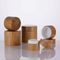 50g Skincare Bamboo Cream Jar Cosmetic Packaging / Bamboo Makeup Jar Customized Logo