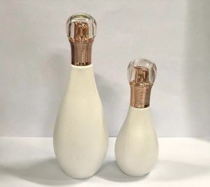 Bowl Shaped Glass Cosmetic Bottles Pump Bottles Lotion Bottles OEM