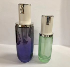 New Design Glass Cosmetic Pump Bottle Glass Lotion Bottles Cosmetic Packaging Customized Color And Printing