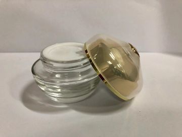 30g 50g Subulate Glass Cosmetic Jar Cream Bottles Cream Jars/ Eco Friendly Cosmetic Packaging