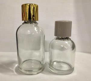 50ml and 100ml Luxury Glass Perfume Bottles / Glass Sprayer Bottle Makeup Packaging