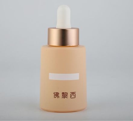 30ml Oval Glass Dropper Bottles Essential Oil Bottles Various Color And Printing Skin Care Packaging