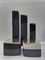 Matt Black Refillable Glass Cosmetic Packaging Set For Man Skin Care Cream Jar OEM