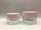 Thick Bottom 30g 50g Cosmetic Glass Jar Plastic Lid Cream Containers