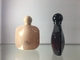OEM 50ml Glass Luxury Perfume Bottles Flat Shape With Ball Cap