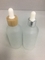 100ml 120ml Frosted Glass Dropper Bottle Screw Cap MSDS For Essential Oil