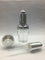 Luxury Clear Glass Dropper Bottle 30ml Silver Dropper For Serum Essential Oil