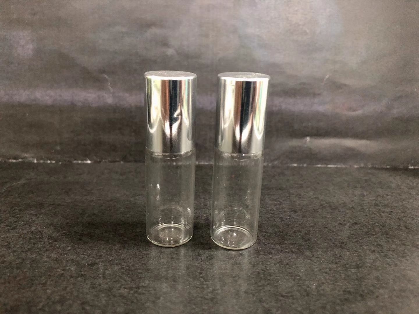 Vials Rundhals Reusable Glass Vials Glass Roller Bottle , Roll On Bottles Round Glass ...